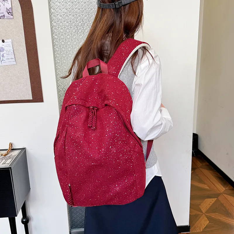 SURELAPTOP Strips Backpack Women's Ecru-12