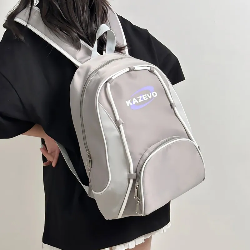 SURELAPTOP Nylon Backpack Unisex Multicolor-5