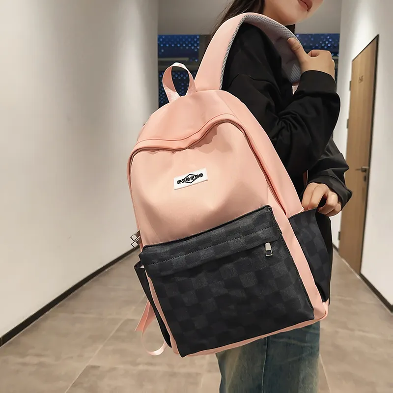 SURELAPTOP Nylon Backpack Regular Unisex Black-7