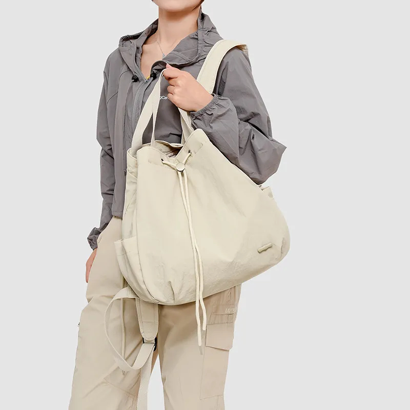 SURELAPTOP Oxford Backpack Regular Women's Black/Light Green/Beige/Coffee-14
