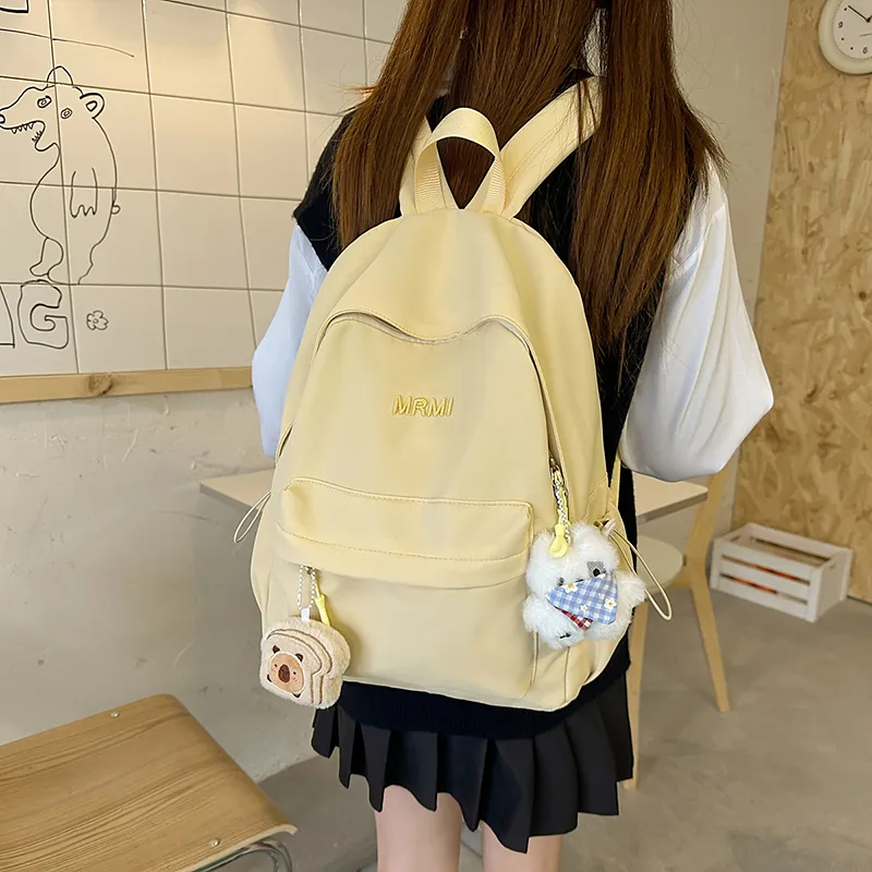 SURELAPTOP Nylon Backpack Women's Multicolor-17
