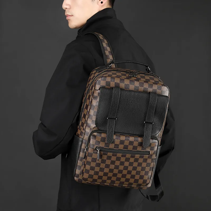 SURELAPTOP PU Backpack Unisex Multicolor-10