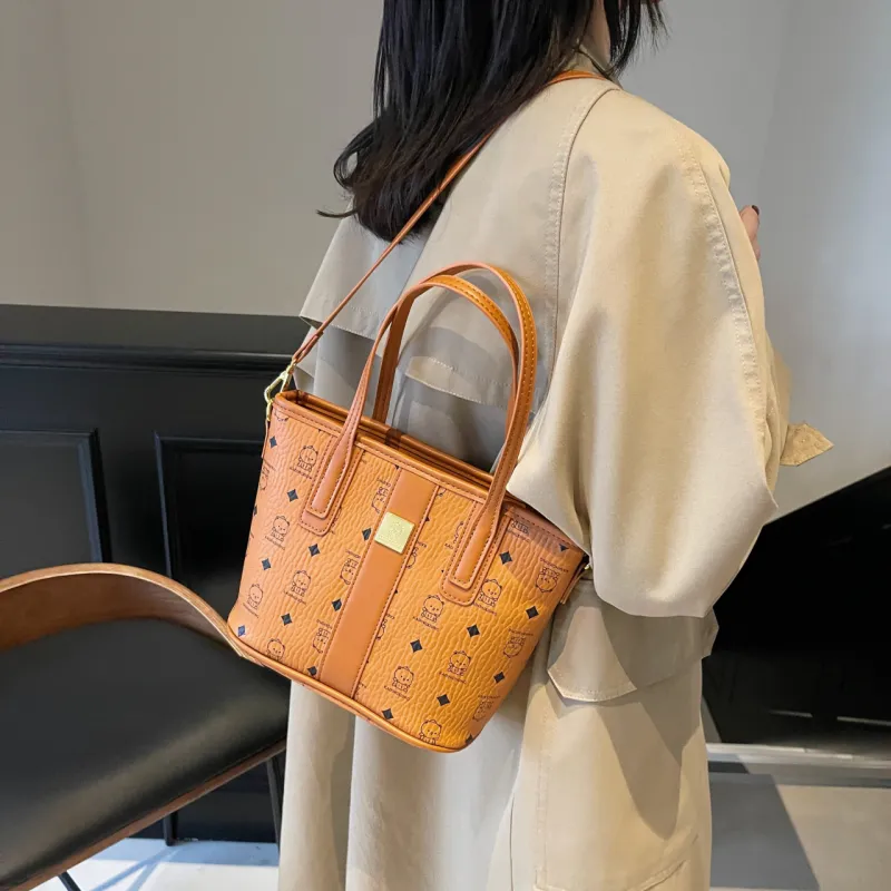 SURELAPTOP PU Tote Bag Shopping Bag Shoulder Bags Women's Multicolor-17