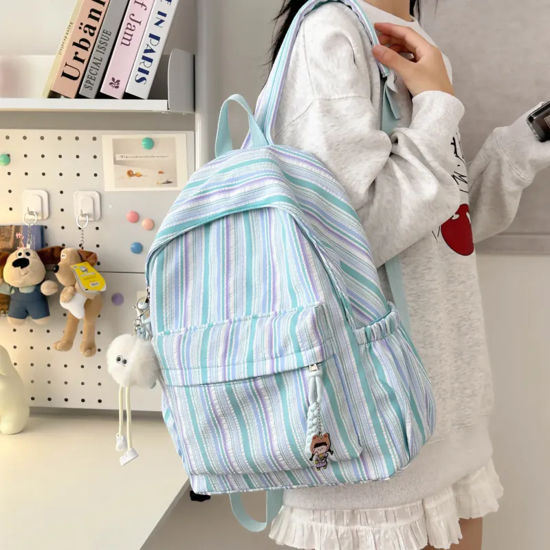 SURELAPTOP Nylon Backpack Unisex Multicolor-13