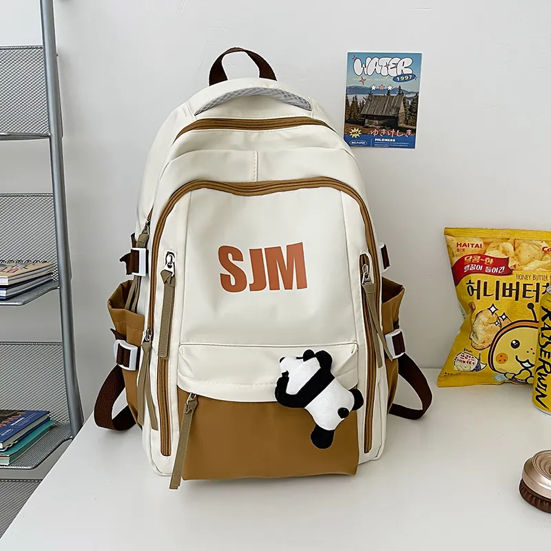 SURELAPTOP Nylon Backpack Unisex Multicolor-15
