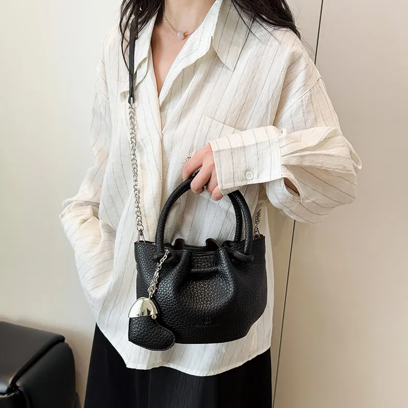 SURELAPTOP PU One Shoulder Handbag Women's Multicolor-7