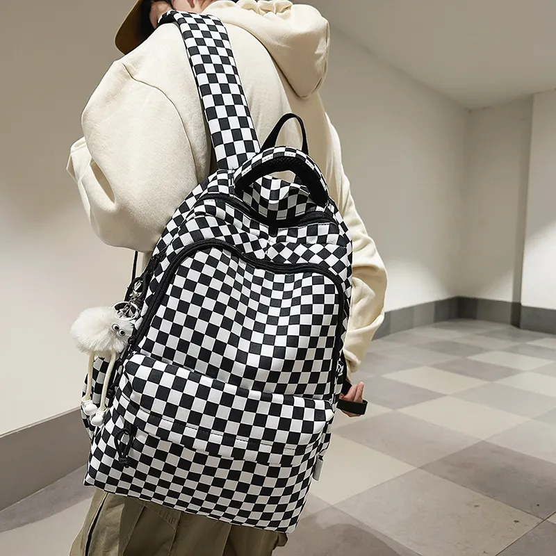 SURELAPTOP Nylon Backpack Unisex Multicolor-6