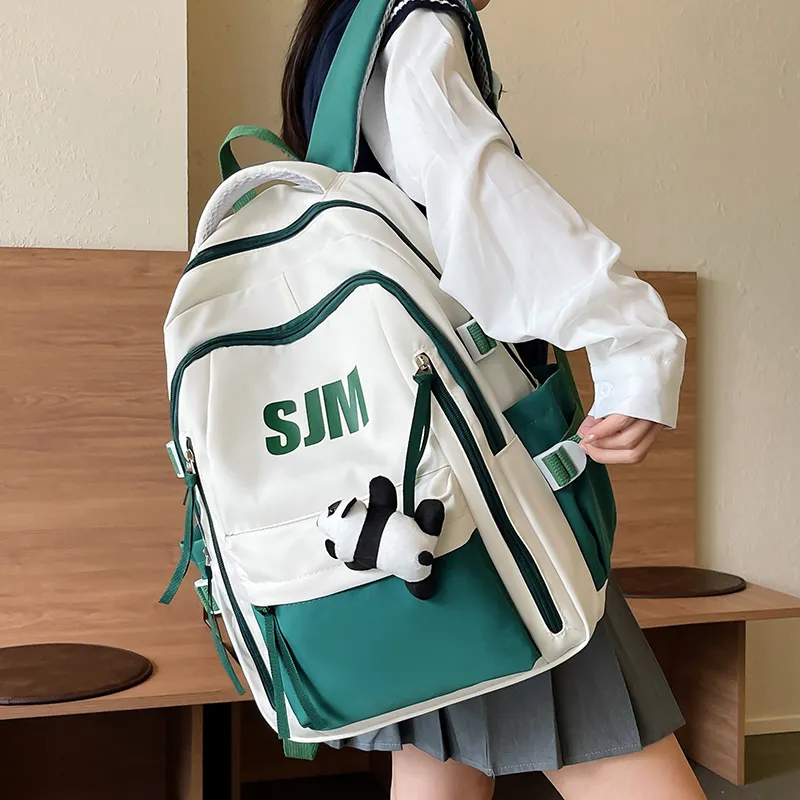 SURELAPTOP Nylon Backpack Unisex Multicolor-10
