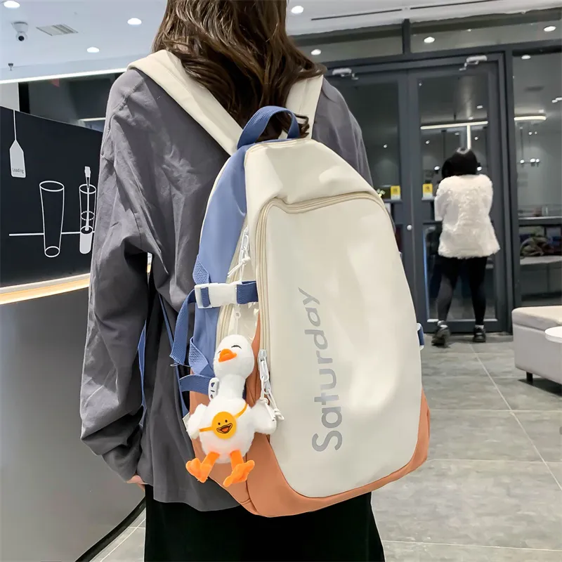 SURELAPTOP Nylon Backpack Unisex Multicolor-8