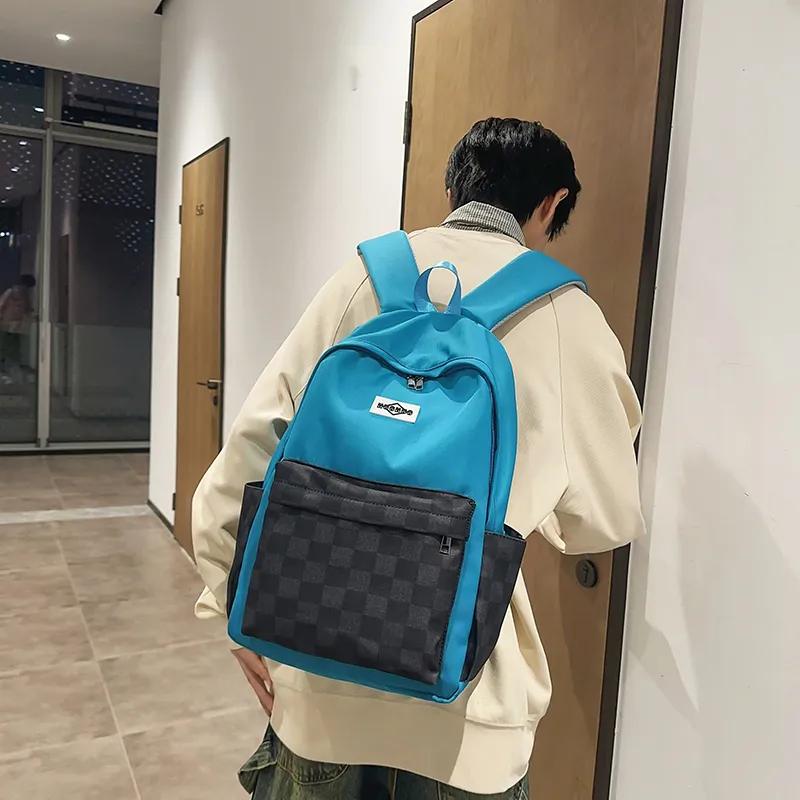 SURELAPTOP Nylon Backpack Regular Unisex Black-12