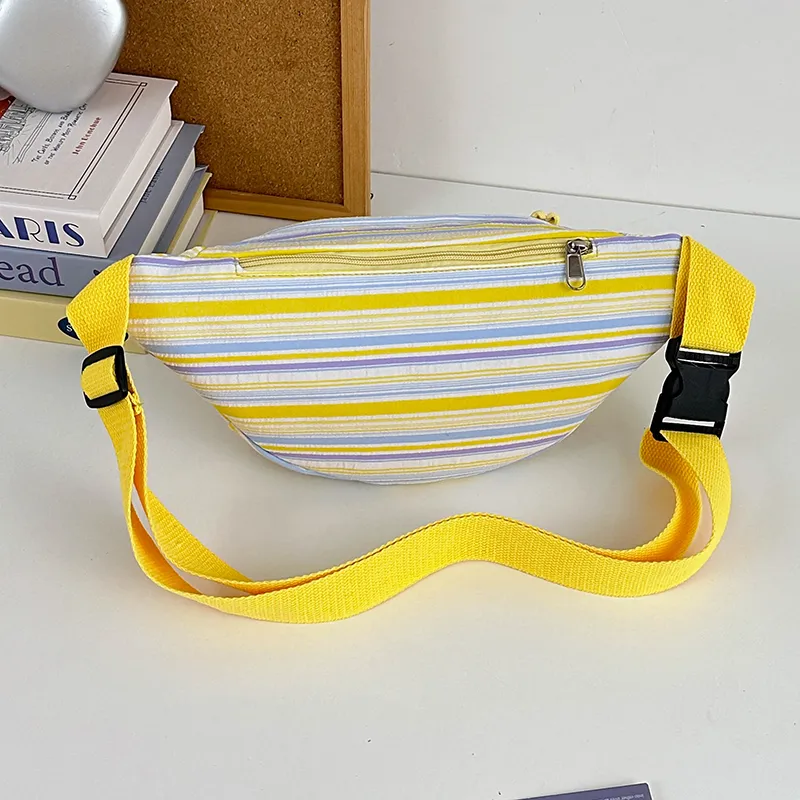 SURELAPTOP Nylon Fanny Pack Regular Women's Multicolor-8