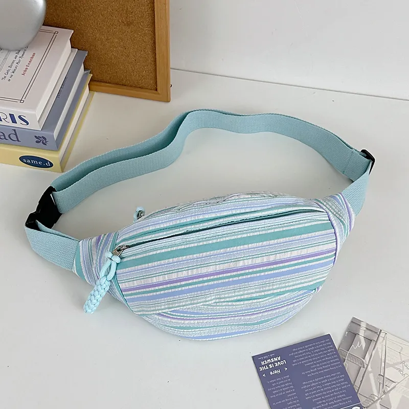 SURELAPTOP Nylon Fanny Pack Regular Women's Multicolor-20