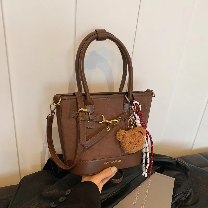 SURELAPTOP PU Handbag Regular Women's Multicolor-13