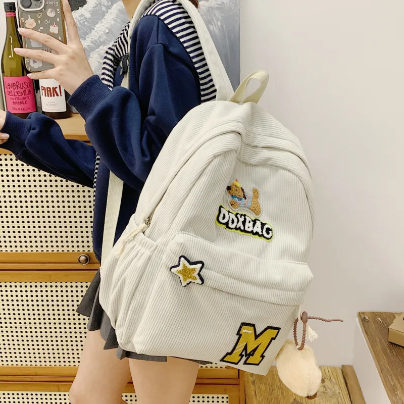 SURELAPTOP Fabric Backpack Women's Multicolor-10