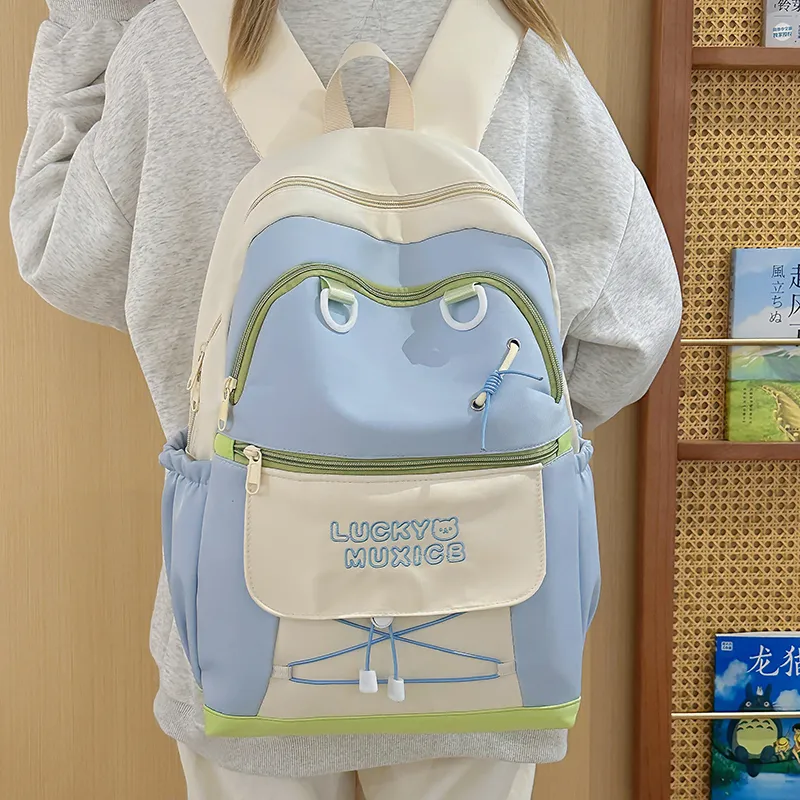 SURELAPTOP Polyester Backpack Women's Multicolor-7