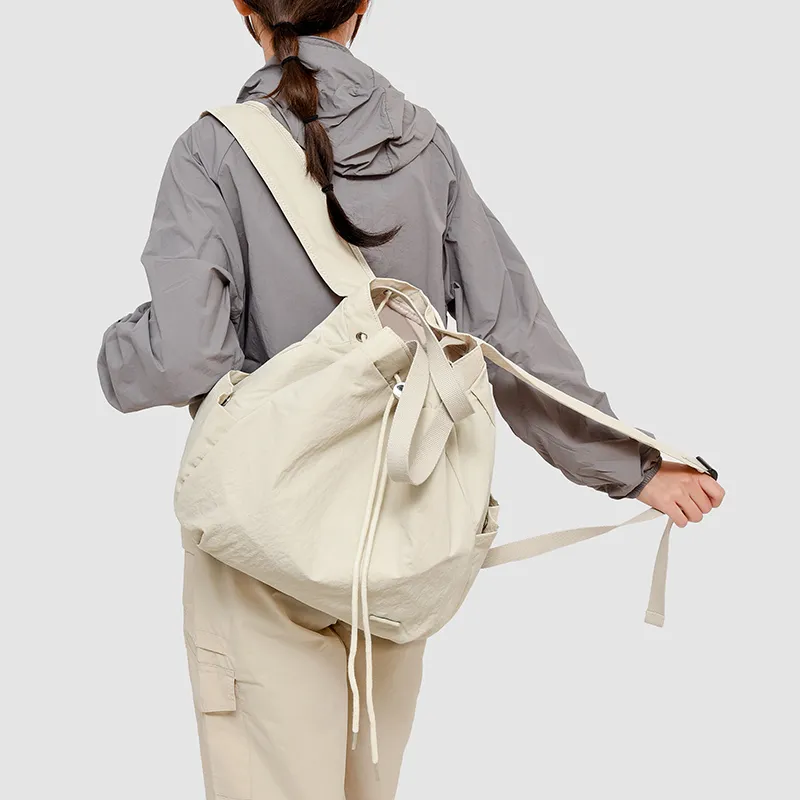 SURELAPTOP Oxford Backpack Regular Women's Black/Light Green/Beige/Coffee-16
