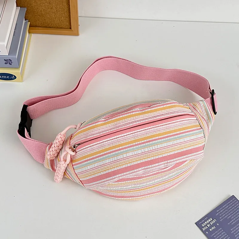 SURELAPTOP Nylon Fanny Pack Regular Women's Multicolor-1