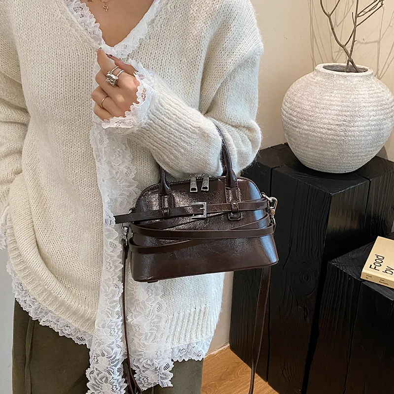 SURELAPTOP PU Crossbody Bag Shoulder Bag Handbags Regular Women's Black/Coffee/Brown-6