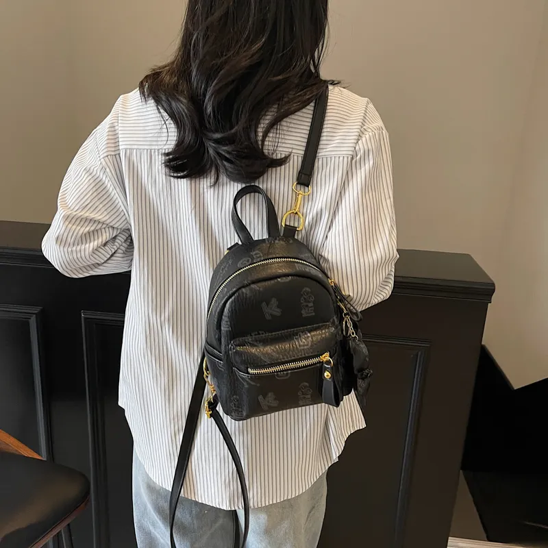 SURELAPTOP PU Backpack Women's Multicolor-10