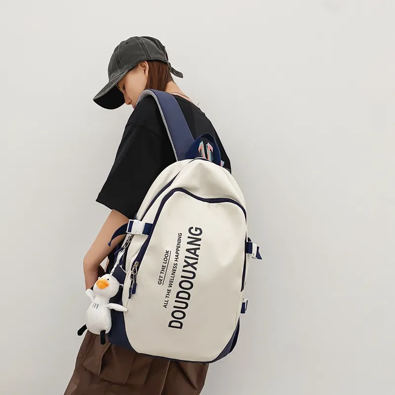 SURELAPTOP Nylon Backpack Unisex Multicolor-3