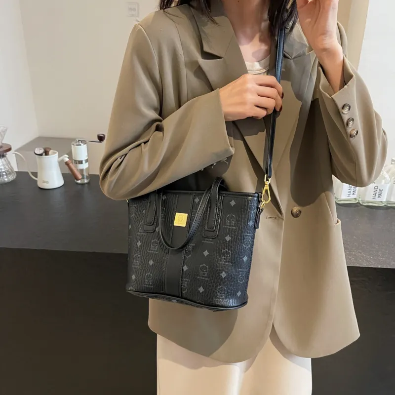 SURELAPTOP PU Tote Bag Shopping Bag Shoulder Bags Women's Multicolor-8