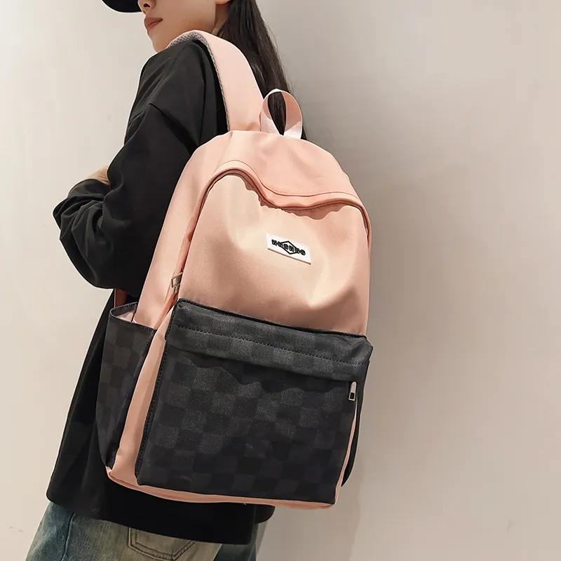 SURELAPTOP Nylon Backpack Regular Unisex Black-5