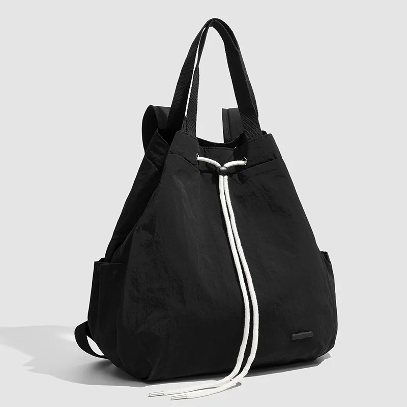 SURELAPTOP Oxford Backpack Regular Women's Black/Light Green/Beige/Coffee-2