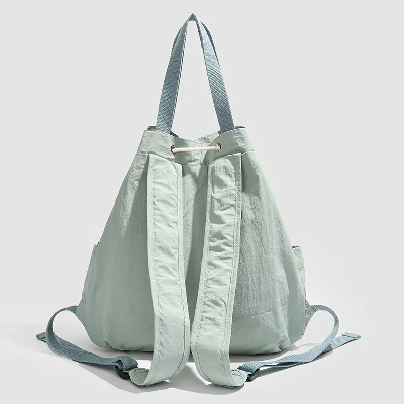 SURELAPTOP Oxford Backpack Regular Women's Black/Light Green/Beige/Coffee-8