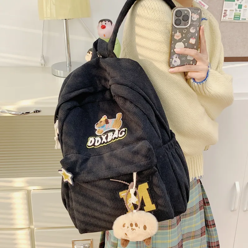 SURELAPTOP Fabric Backpack Women's Multicolor-17