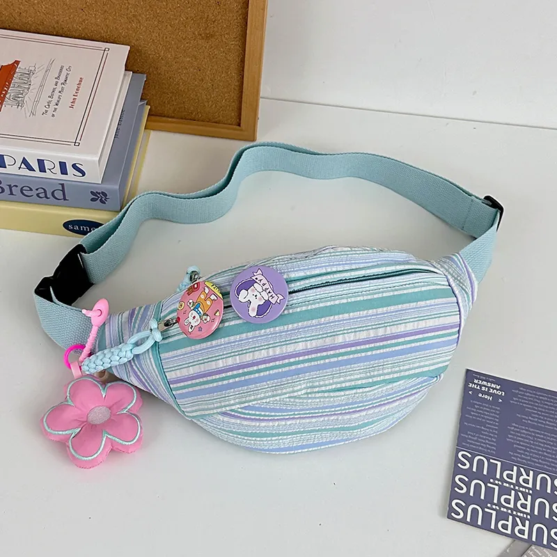 SURELAPTOP Nylon Fanny Pack Regular Women's Multicolor-21