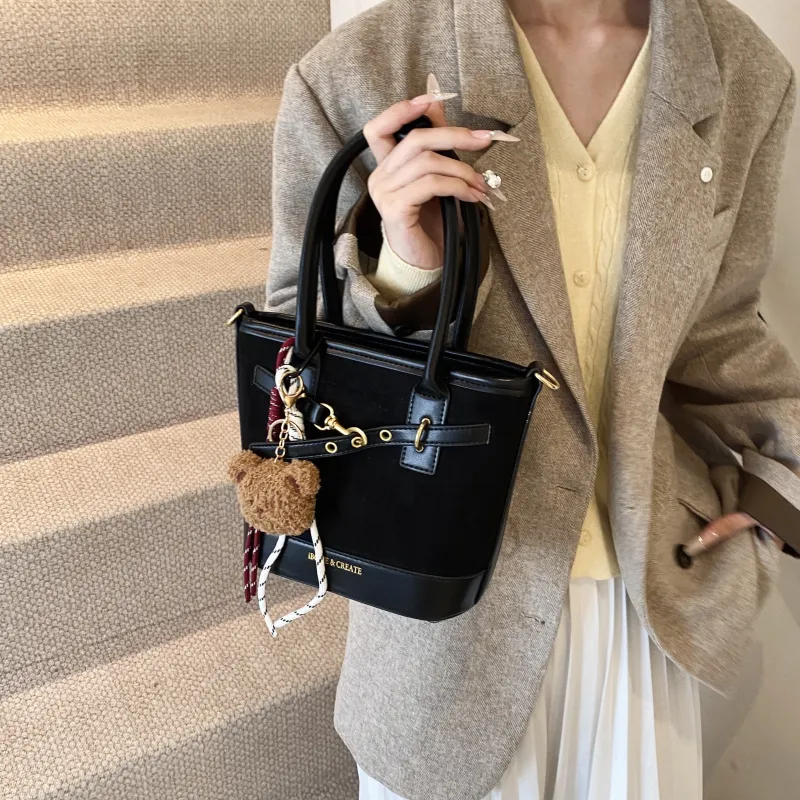 SURELAPTOP PU Handbag Regular Women's Multicolor-7