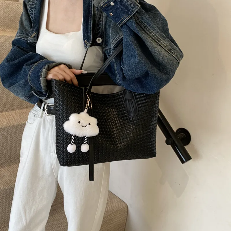 SURELAPTOP PU Shoulder Bag Women's-2