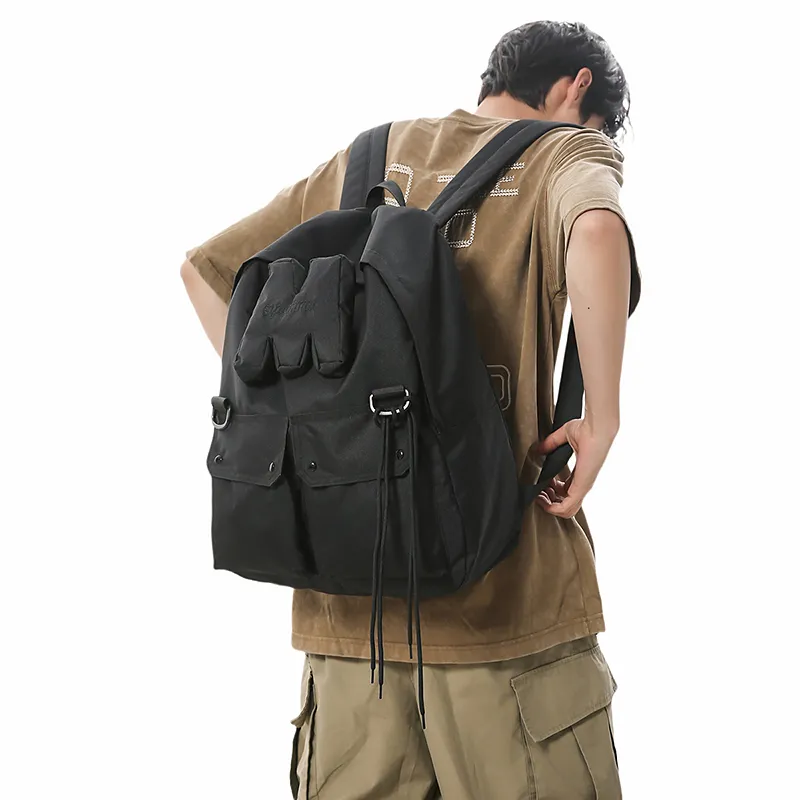 SURELAPTOP Nylon Backpack Unisex Multicolor-10