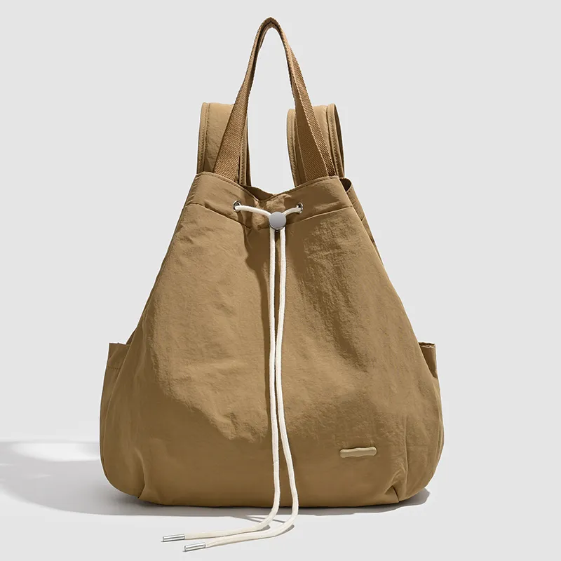 SURELAPTOP Oxford Backpack Regular Women's Black/Light Green/Beige/Coffee-20