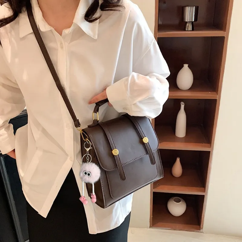 SURELAPTOP Leather PU Backpack Handbag Medium Size Women's Multicolor-38