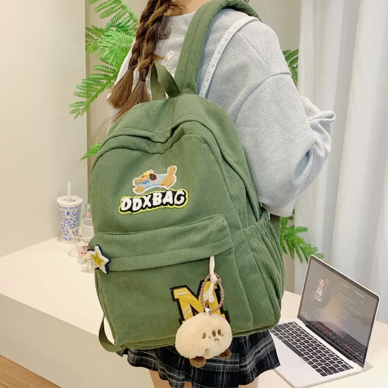 SURELAPTOP Fabric Backpack Women's Multicolor-20