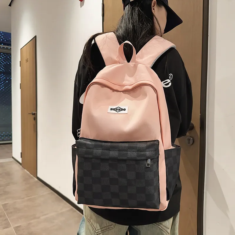 SURELAPTOP Nylon Backpack Regular Unisex Black-8