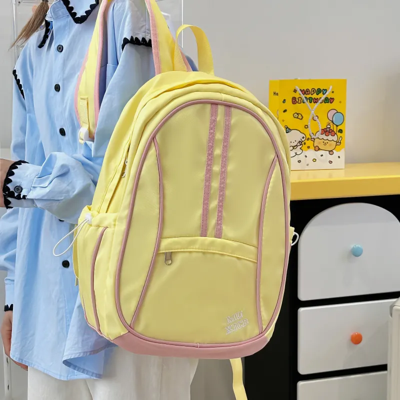 SURELAPTOP Nylon Backpack Unisex Multicolor-14