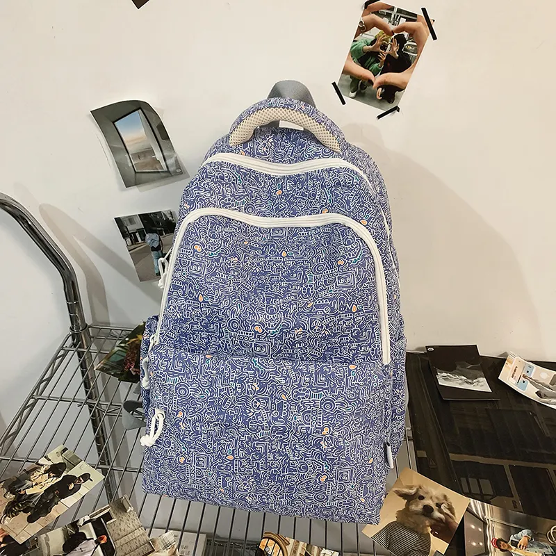 SURELAPTOP Nylon Backpack Unisex Multicolor-11
