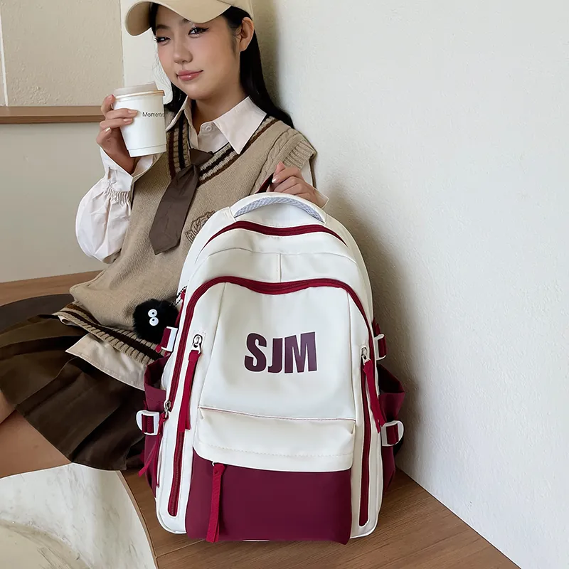 SURELAPTOP Nylon Backpack Unisex Multicolor-8