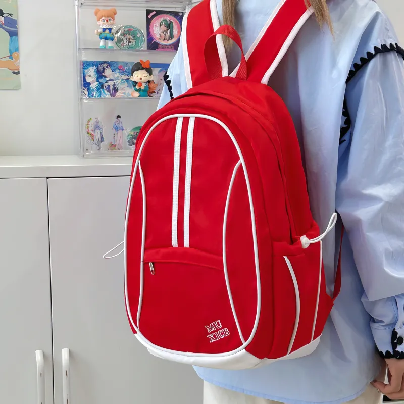SURELAPTOP Nylon Backpack Unisex Multicolor-1
