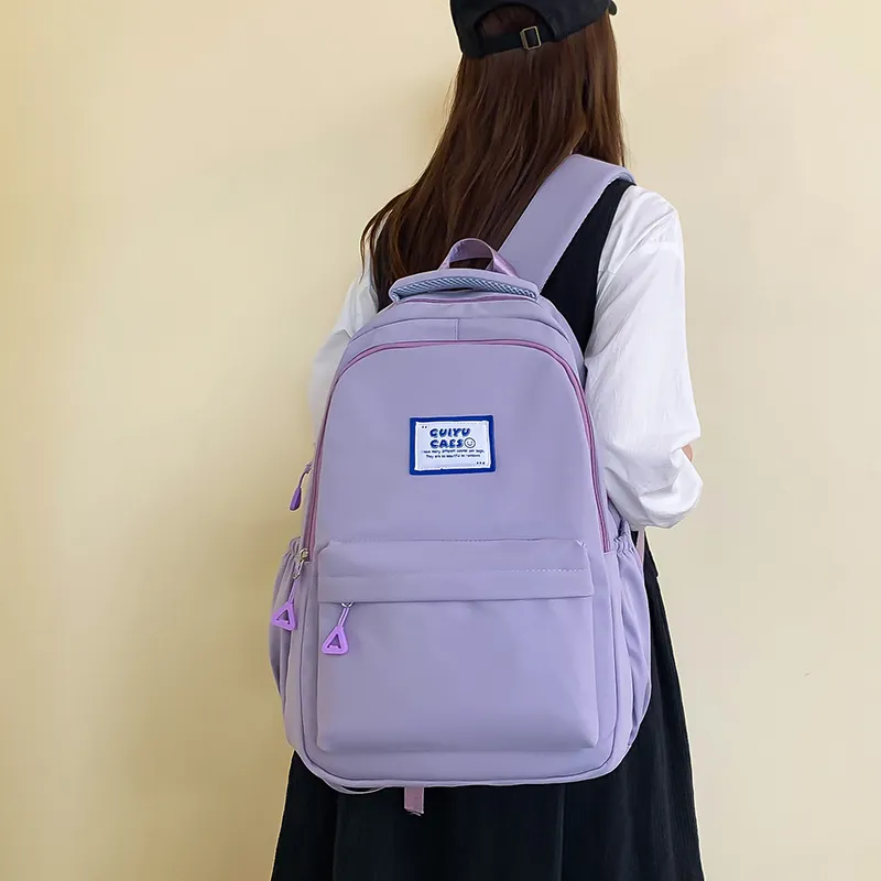 SURELAPTOP Nylon Backpack Unisex Multicolor-11