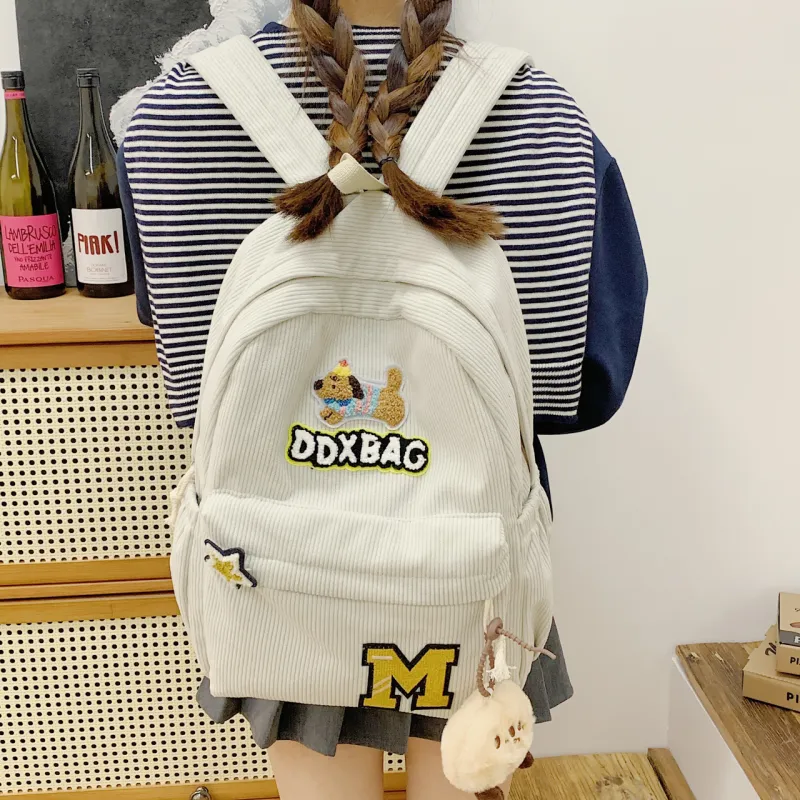 SURELAPTOP Fabric Backpack Women's Multicolor-8