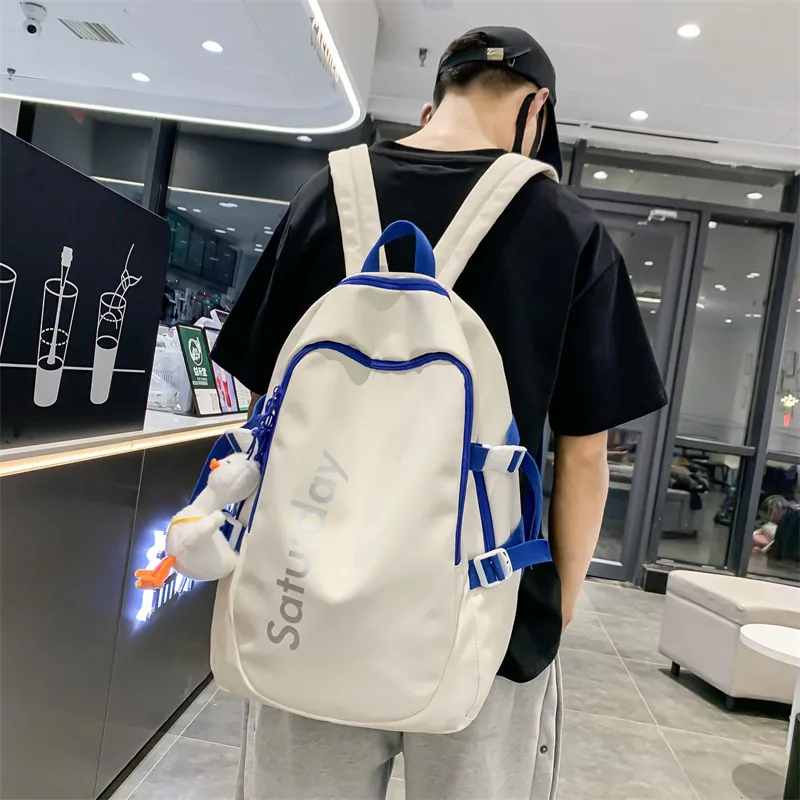 SURELAPTOP Nylon Backpack Unisex Multicolor-2