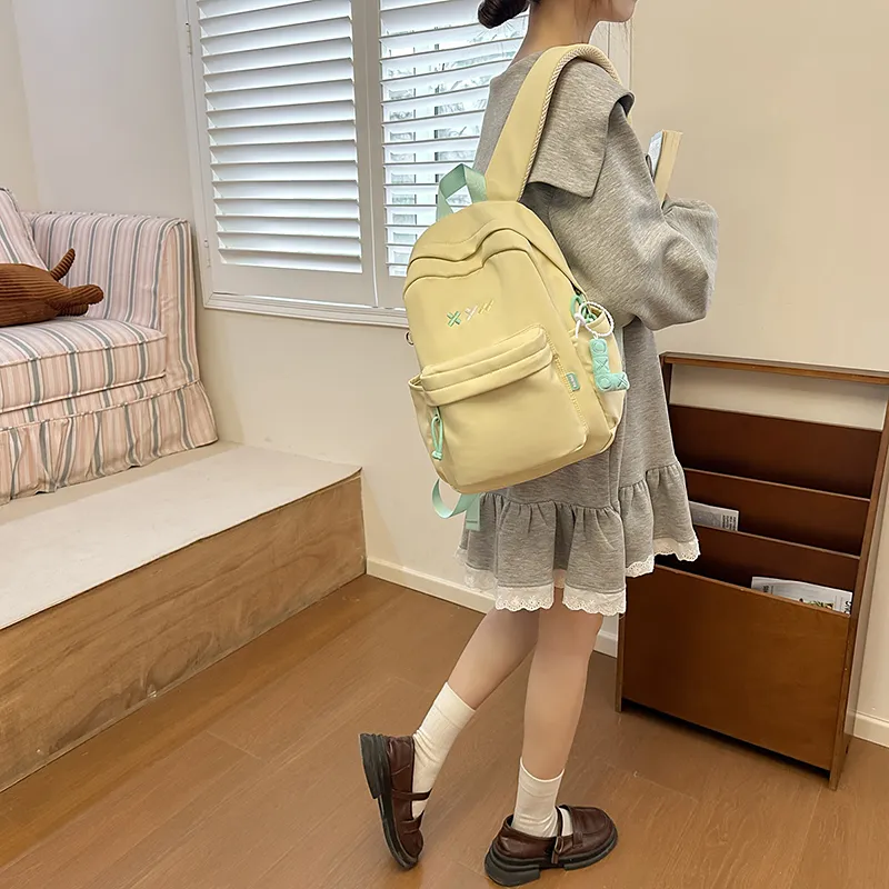 SURELAPTOP Nylon Backpack Unisex Multicolor-11