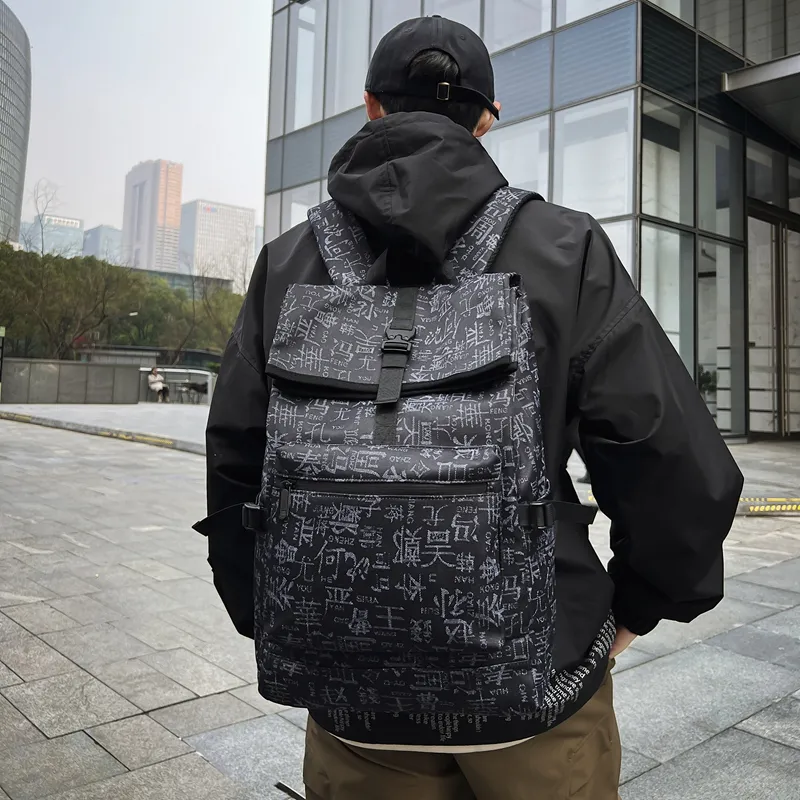 SURELAPTOP Fabric Backpack Unisex Multicolor-6