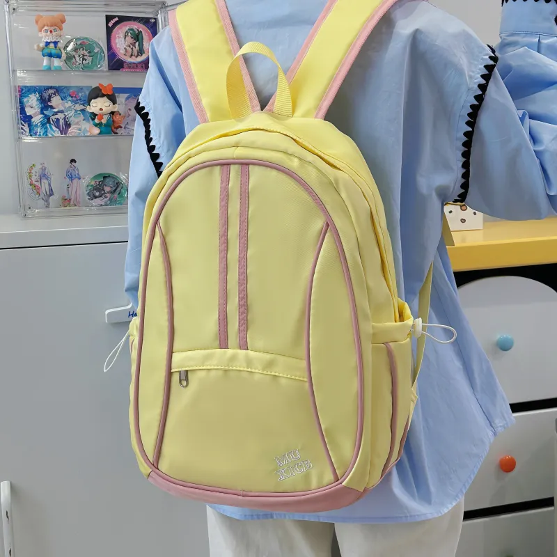 SURELAPTOP Nylon Backpack Unisex Multicolor-12
