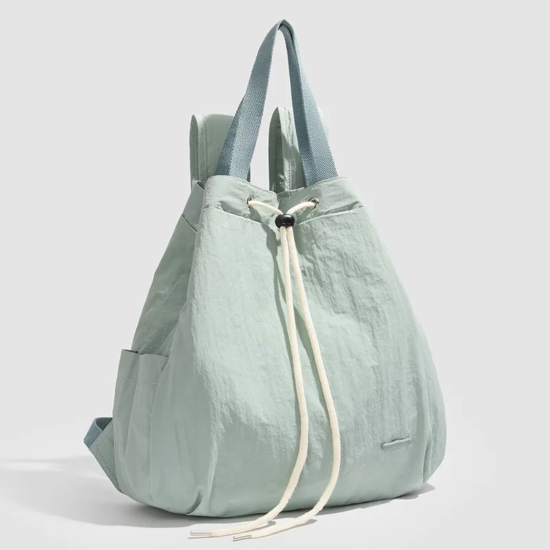 SURELAPTOP Oxford Backpack Regular Women's Black/Light Green/Beige/Coffee-7