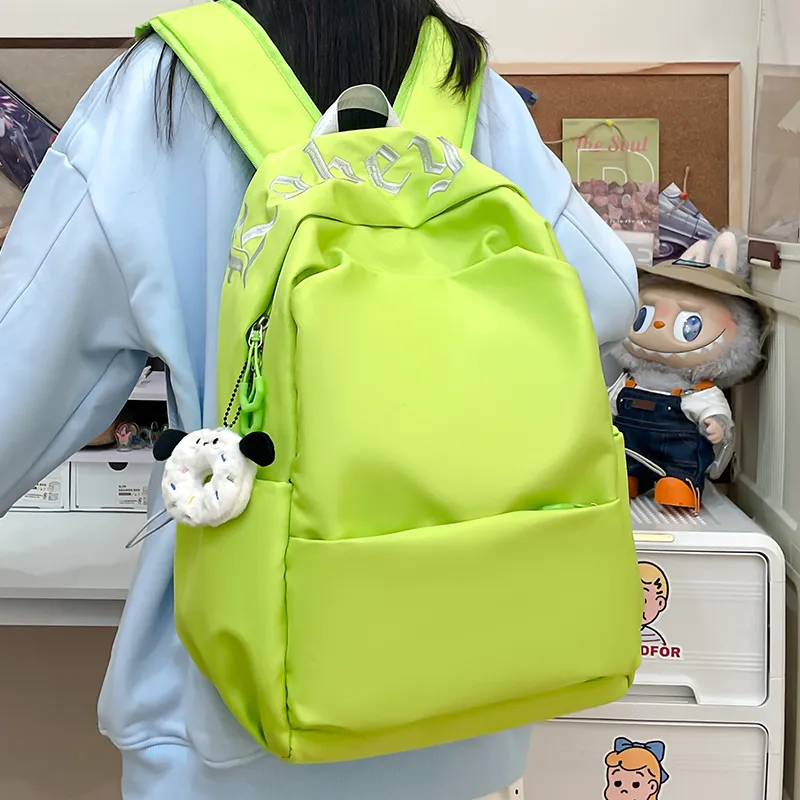 SURELAPTOP Nylon Backpack Regular Unisex Multicolor-18
