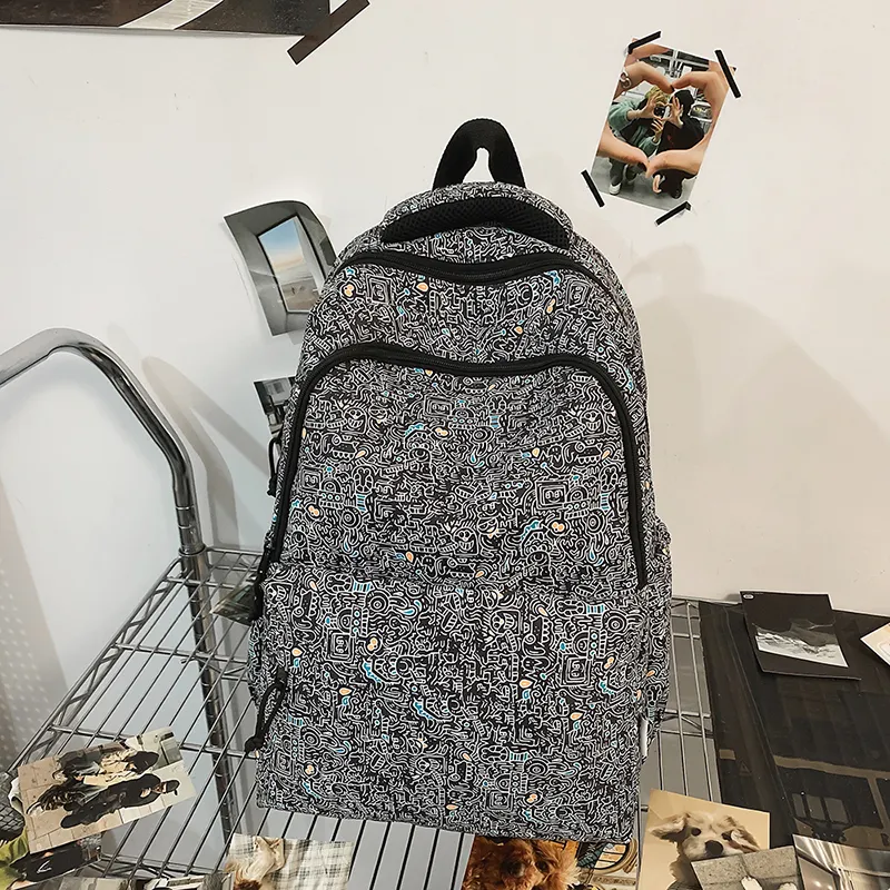 SURELAPTOP Nylon Backpack Unisex Multicolor-13